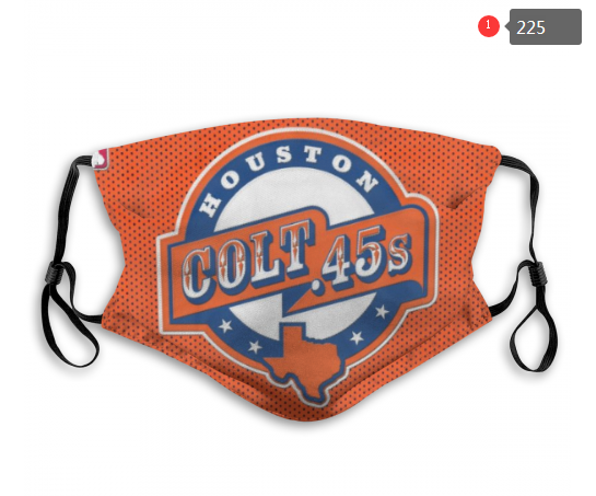 MLB Houston Astros Dust mask with filter->mlb dust mask->Sports Accessory